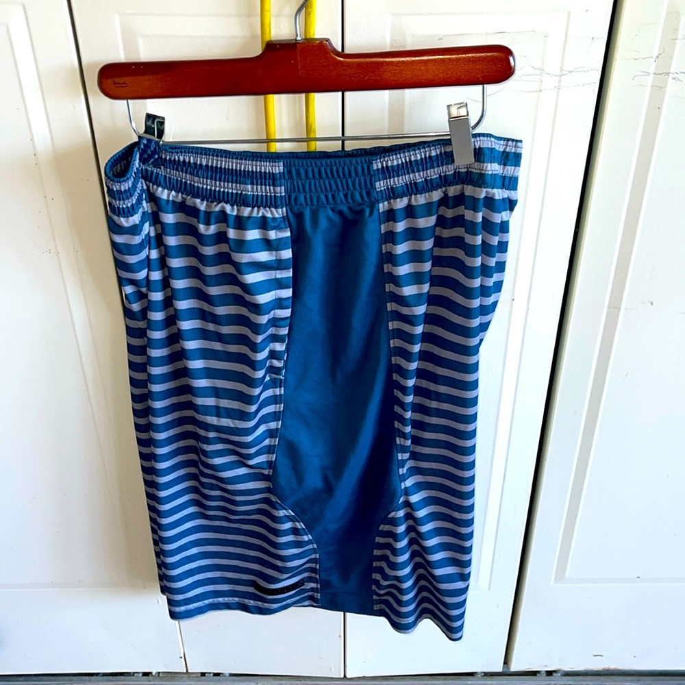 Nike Air Jordan XL blue/grey 10th edition basketball shorts